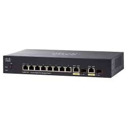 Cisco Switch administrable 10 ports PoE+(SG350-10MP-K9-EU)