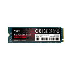 Silicon power Lecteur Interne M.2 512 GB PCIE NVME A80 2280(SP512GBP34A80M28)