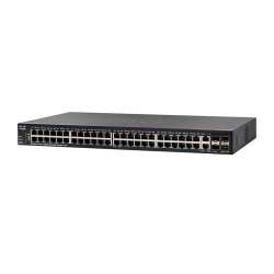 Cisco Switch Administrable 1U 48 ports PoE Montable sur rack(SG350X-48P-K9-EU)